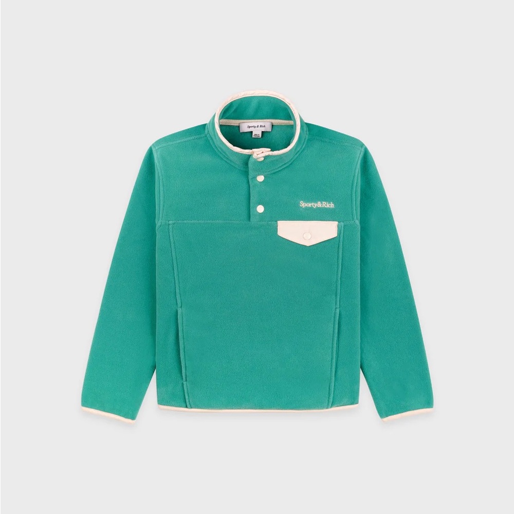 Sporty & Rich kids Serif logo polar Sweatershirt